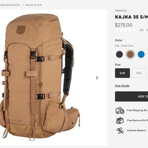 Fjallraven KAJKA 35 S/M